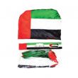UAE National Day Car Seat Head Rest Cover - 12 pcs