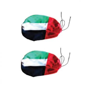 UAE National Day Car Mirror Cover - 12 pcs