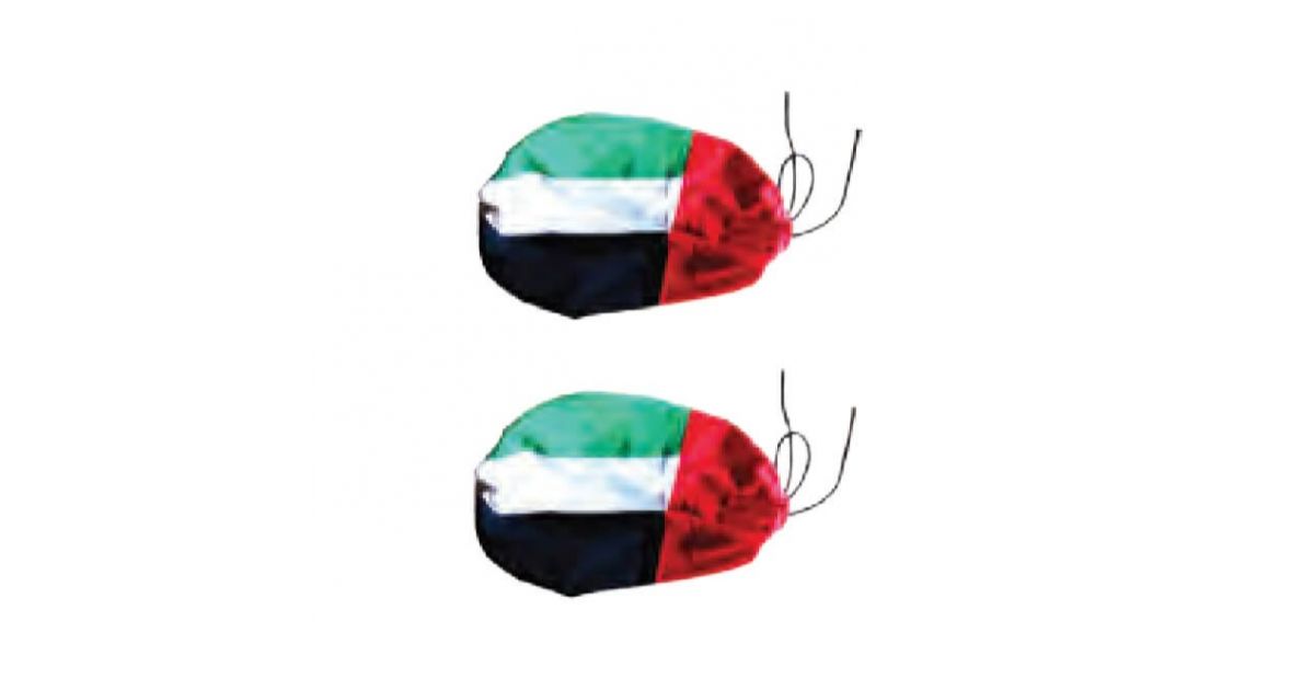 Buy UAE National Day Car Mirror Cover 12 pcs sandhai.ae