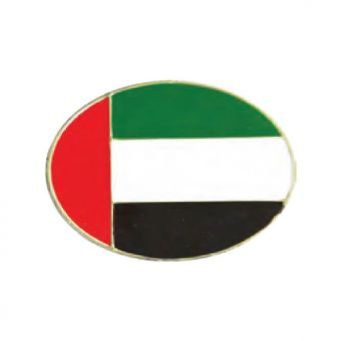 UAE National Day Metal Badge 2.5X3.5 cm - 12 pcs