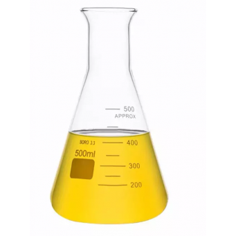 Borosilicate glass conical flask with narrow mouth 500ml