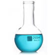 Borosilicate Glass Flat Bottom Long Narrow Neck Boiling Flask 250ml