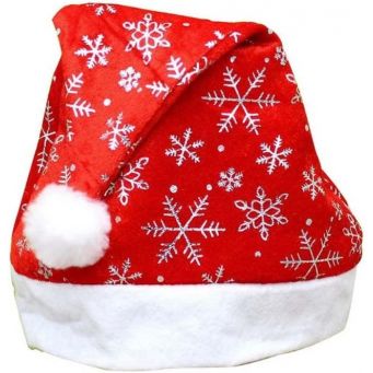 Santa Hat Christmas Headdress Holiday Costume Accessory Soft Cap