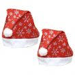 Santa Hat Christmas Headdress Holiday Costume Accessory Soft Cap