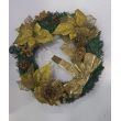 Merry Christmas Signs Wreaths Handmade Garlands with Green, Gold