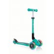 Junior Foldable Lights Scooter - Emerald Green