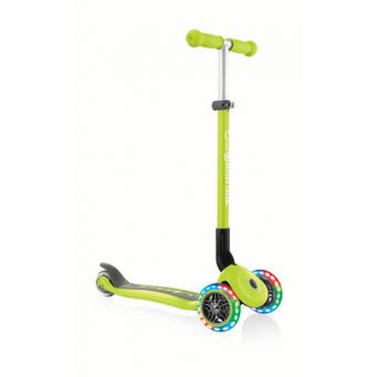 Primo Foldable Lights Scooter - Lime Green