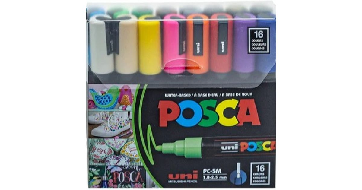 Posca shop pen set