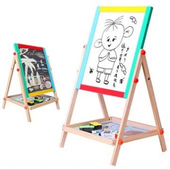 Kids Adjustable Double Side Drawing Board Educational Toys For Kids