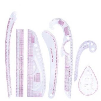 7pcs/set Sewing Tailor French Curve Rulers