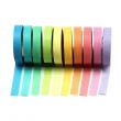 Washi Tape Decorative Masking Adhesive Scrapbooking Diy - 10 Rolls