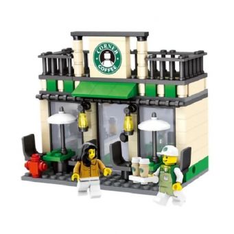 Educational Mini Bricks Lego Set- Coffee Shop