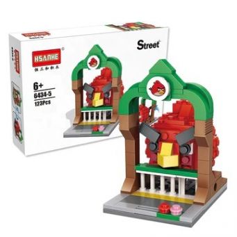 City Street Baseplate Toys Educational Mini Bricks-6434-5