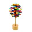 Wooden Spinning Wand Rotating Lollipop Stress Relief Toy