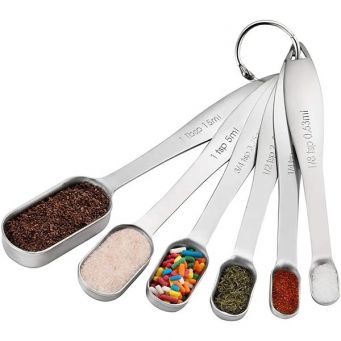 stainless steel spoons set