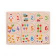 Picture and Number Matching Puzzle