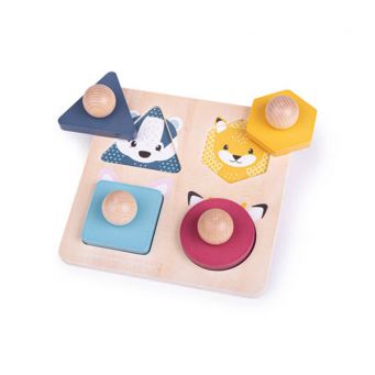 Woodland Animal Shape Matching Puzzle