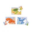 Six Piece Puzzles - Sea Creatures (set of 3)