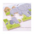 Six Piece Puzzles - Wild Animals (set of 3)