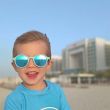 Cleo - Baby Blue Mirrored Kids Sunglasses