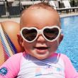 Ella - Cream Baby Sunglasses