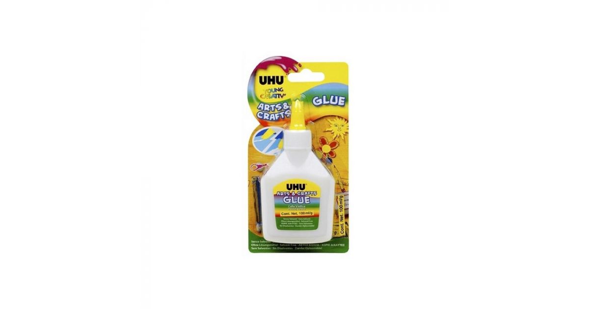 UHU Arts & Crafts White Glue 100ml sandhai.ae