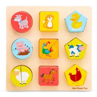 Shape Block Puzzle - Animals