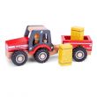 Tractor with Trailer - Hay Stacks