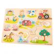 Peg Puzzle - Farm - 16 pieces