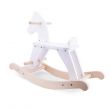 Wooden Rocking Horse - White