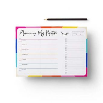 The Positive Week Desk Pad Planner