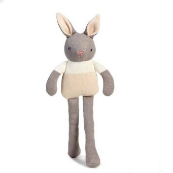 Baby Threads Grey Bunny Doll