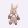 Baby Threads Taupe Bunny Rattle