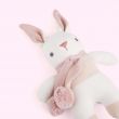 Baby Threads Cream Bunny Rattle