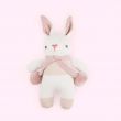 Baby Threads Cream Bunny Rattle