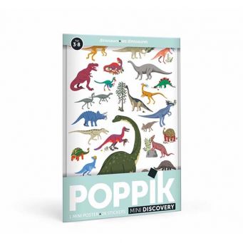 Mini Sticker Poster - Dinosaurs (+26 Stickers)