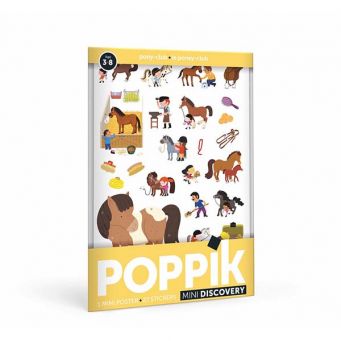 Mini Sticker Poster - The Pony Club (+27 Stickers)