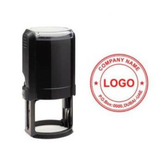 Round Self Inking Company Stamps -PQ30