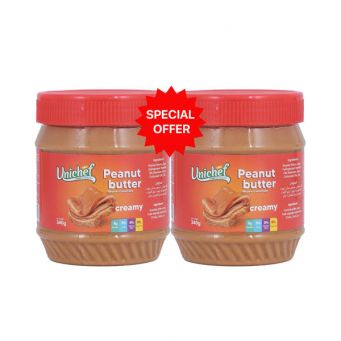 Unichef Peanut Butter Creamy-2 x 340gm Promo Pack