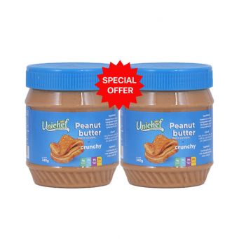 Unichef Peanut Butter Crunchy-2 x 340gm Promo Pack