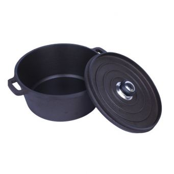 Pre-Seasoned 5 Litre Cast Iron Dutch Oven