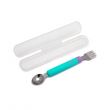 Melii - Detachable Spoon & Fork with Carrying Case - Blue & Purple