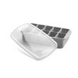 Melii - Silicone Baby Food Freezer Tray 2 oz - Grey