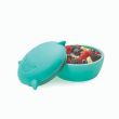Melii - Silicone Bowl with Lid 350 ml Turquoise Shark