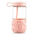 Melii - Spikey Water Bottle Pink 17 oz Coral