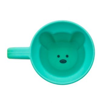 Melii - Silicone Mug Bear turquoise