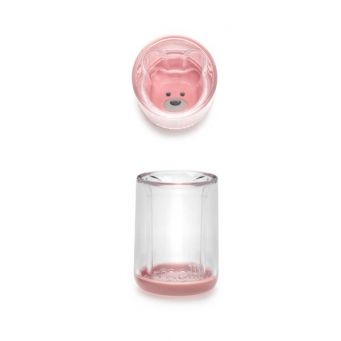 Plastic Cup Bear Pink