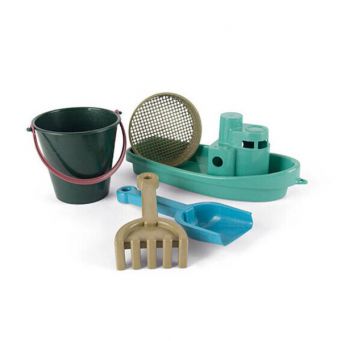 Blue Marine Boat and Bucket Set