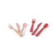 tiny BIO Cutlery Set - Cream & Berry