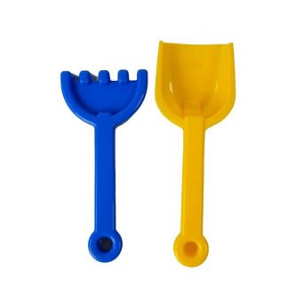 Spade & Rake - Blue & Yellow